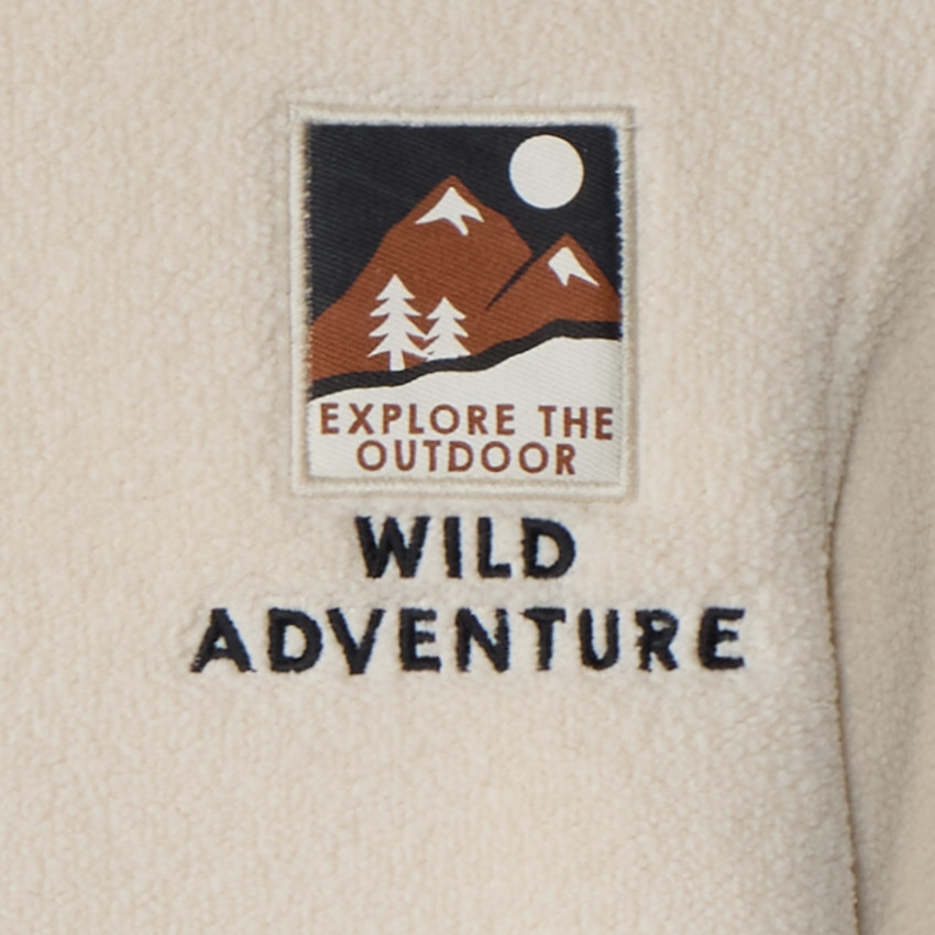 Sweat à capuche en sherpa pour garçon 