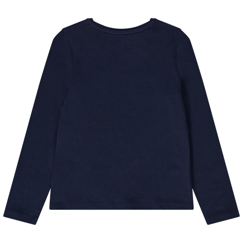 T-shirt manches longues print fantaisie pour fille 
