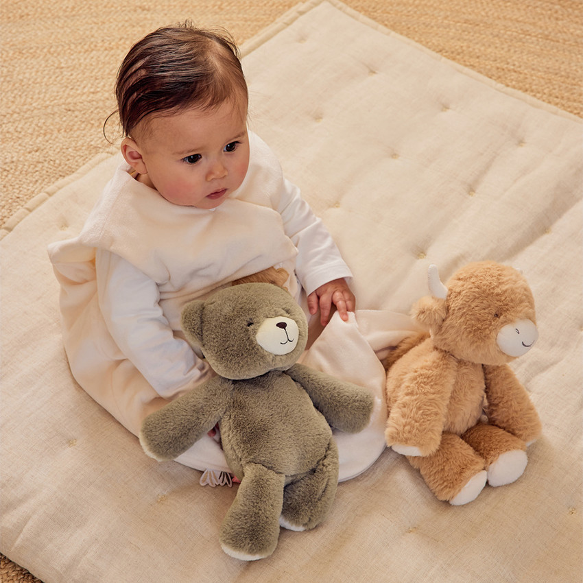 Peluche 40cm Orso l'ours kaki 