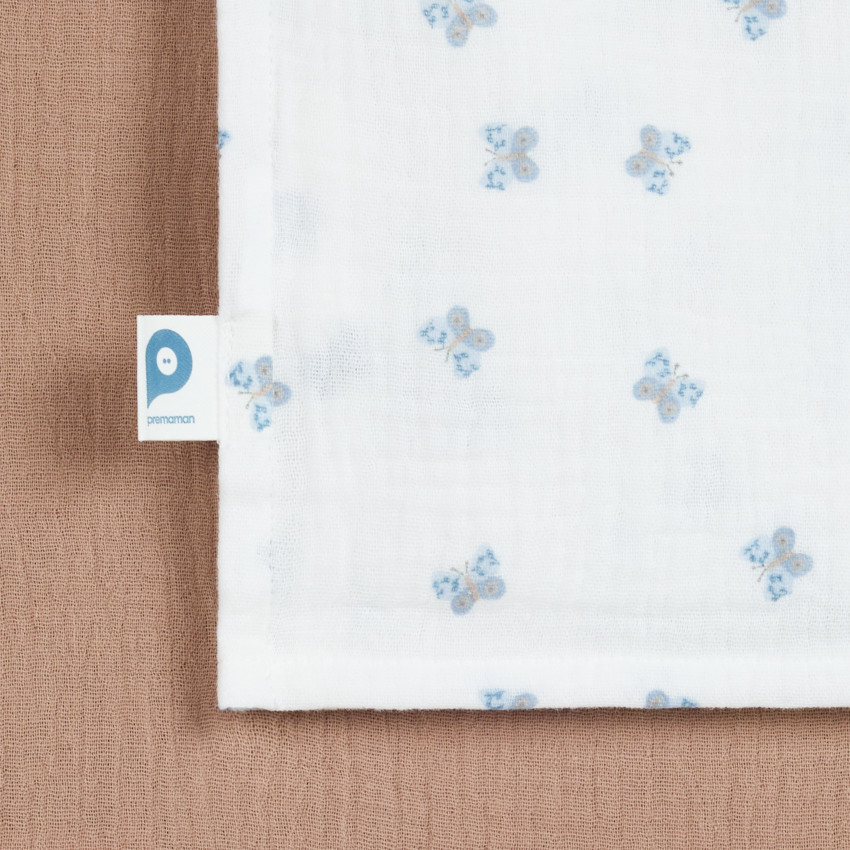 Lot de 3 lange en gaze de coton - Tiny Flowers 