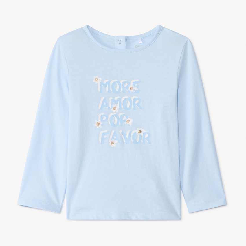 T-shirt manches longues printé pour bébé fille 