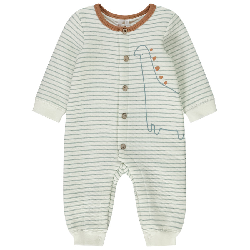 Combinaison en jersey à rayures pour bébé garçon 