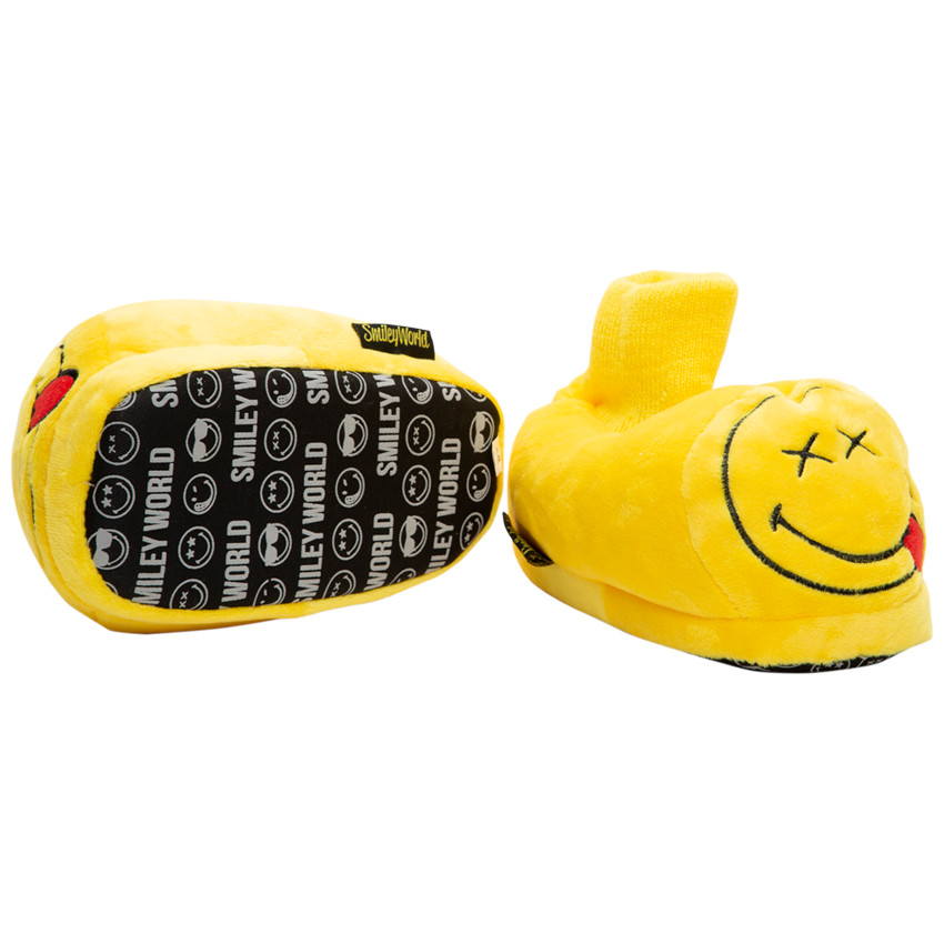 Chaussons forme peluche SmileyWorld à détails brodés du 28 au 35 