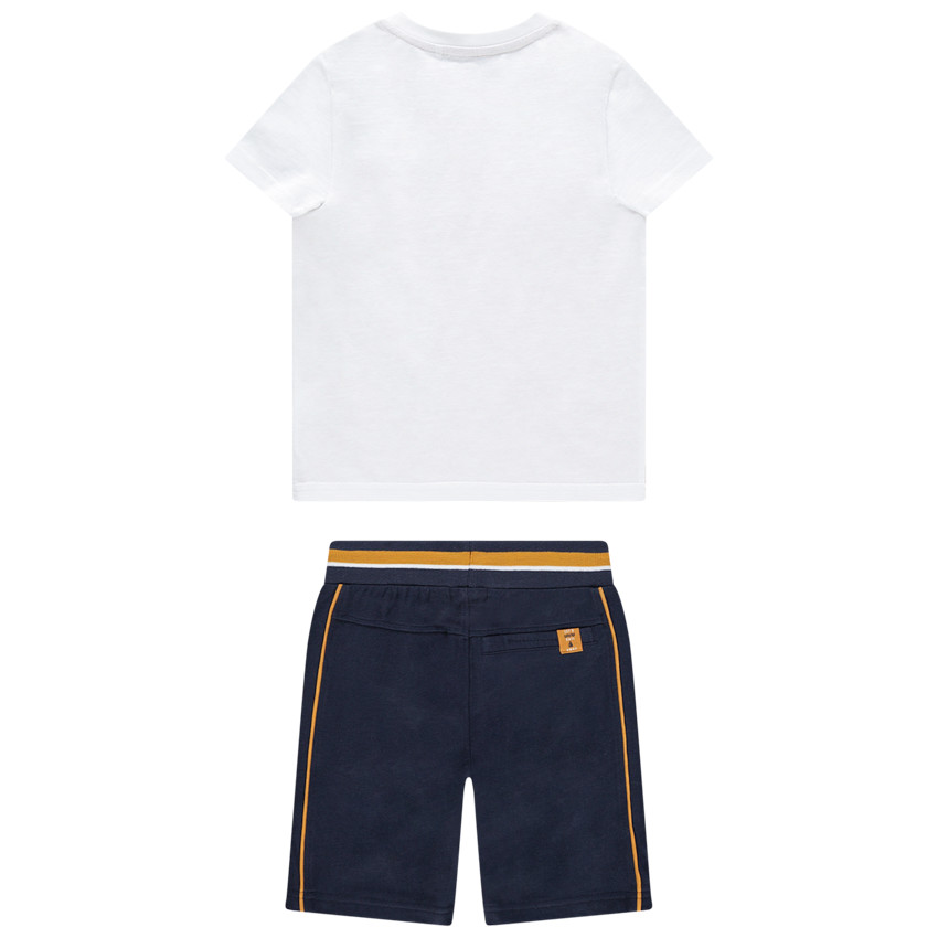Ensemble avec t-shirt print bateau et bermuda 