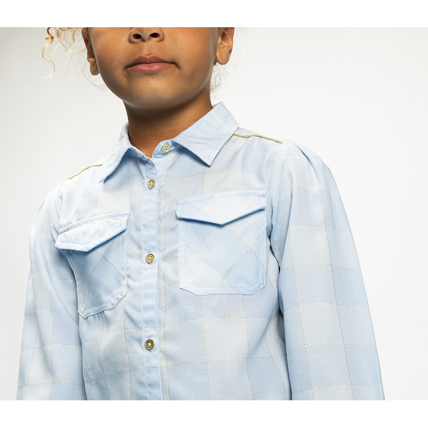 Freebily Chemise à Carreaux Bébé Filles Garçons Chemise Sweat Shirt Classique Manches Longues en Coton Uniforme Scolaire Occasionnels pour Enfants 0-3 Ans 