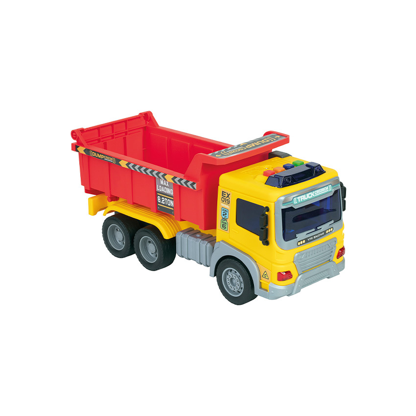 Camion benne avec sons et lumières 29 cm 