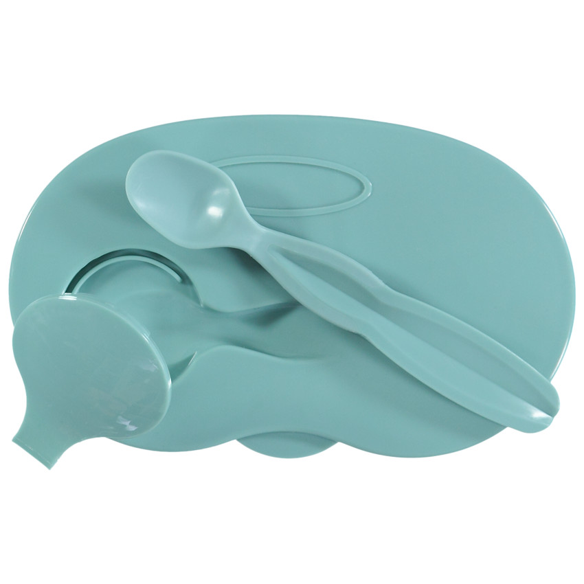 Vaisselle Bebe 2pcs silicone doux bébé cuillère bébé bébé nourrisson vaisselle  vaisselle pour les enfants apprendre à manger cuillère fourchette Ensemble  Enfants Vaisselles ( Color : Green elephant ) : : Bébé et  Puériculture