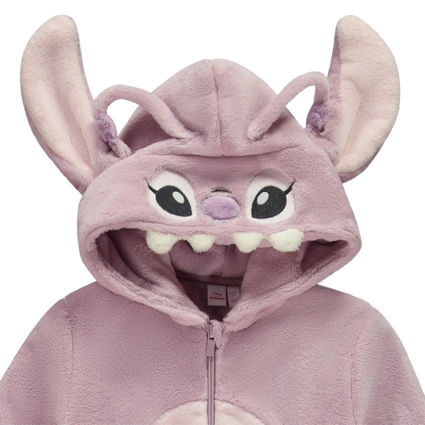 Surpyjama en sherpa avec capuche Stitch Angel Disney pour fille 