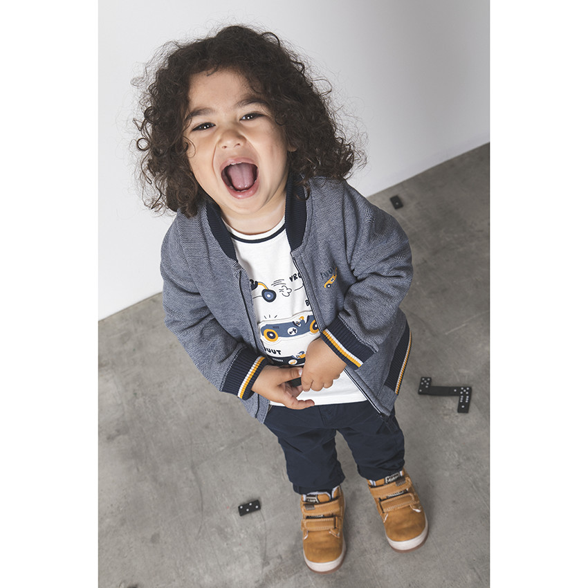 T-shirt manches courtes print voitures pour bébé garçon 