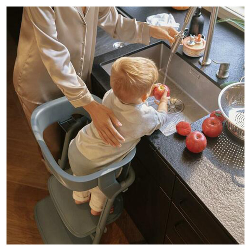 Set de Tour d'Apprentissage pour chaise haute Lemo 2 Stone Blue 