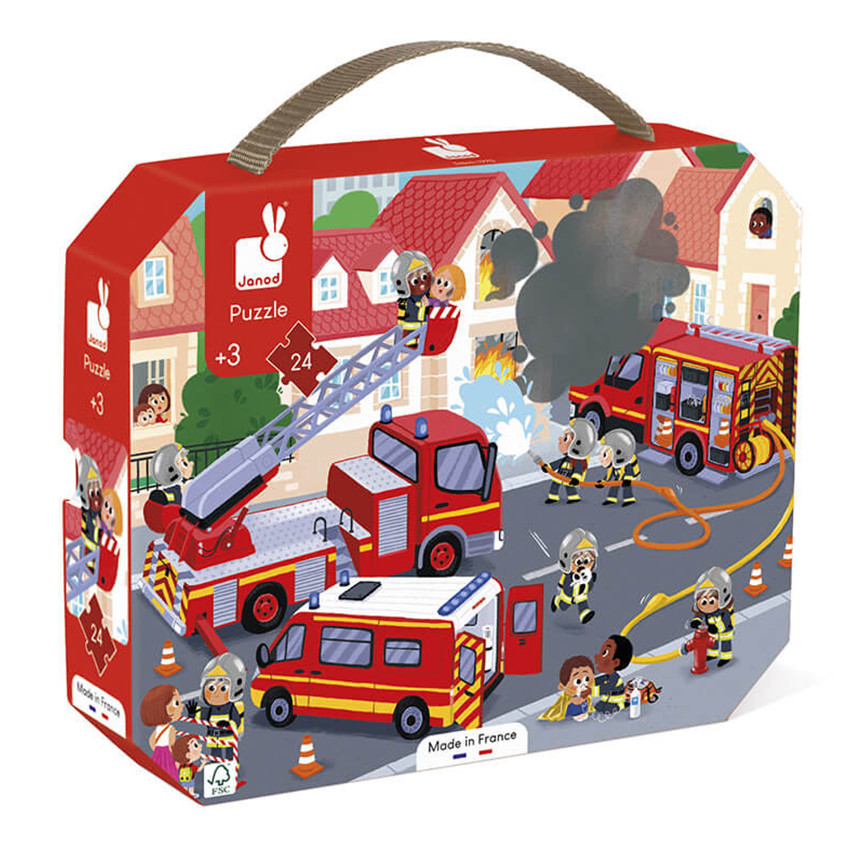 Puzzle 24 pièces Pompiers 
