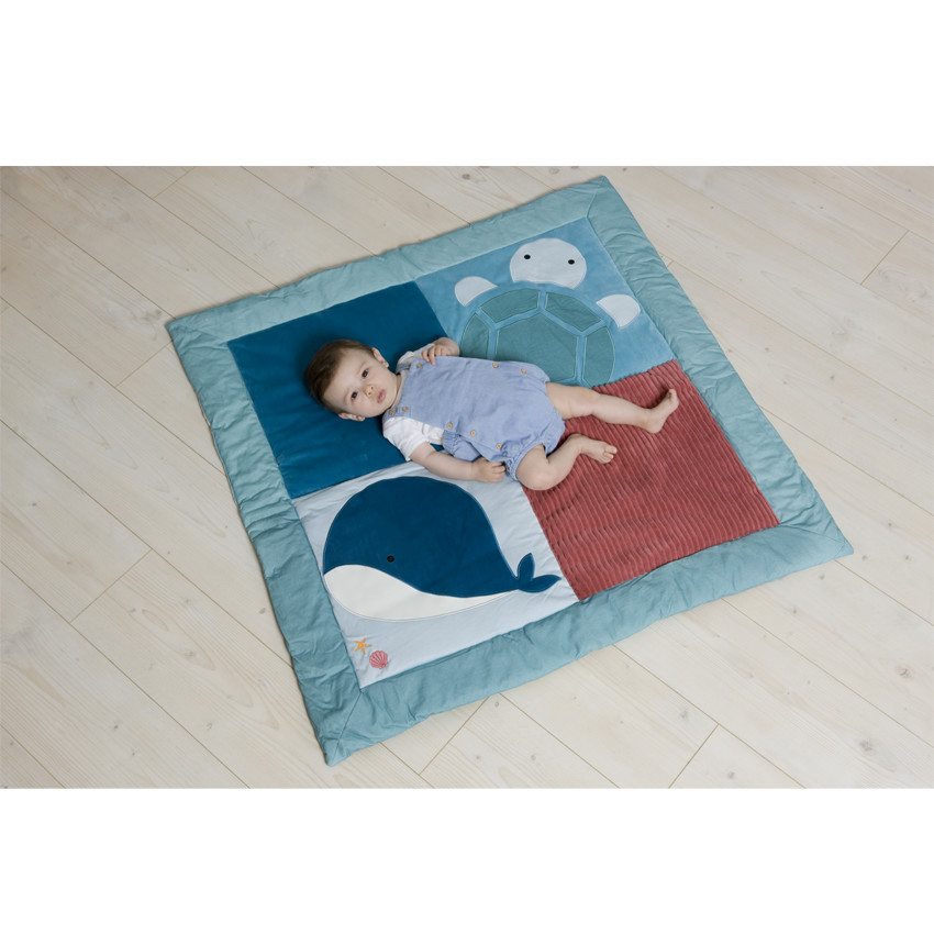 Tapis d'éveil réversible Océan 