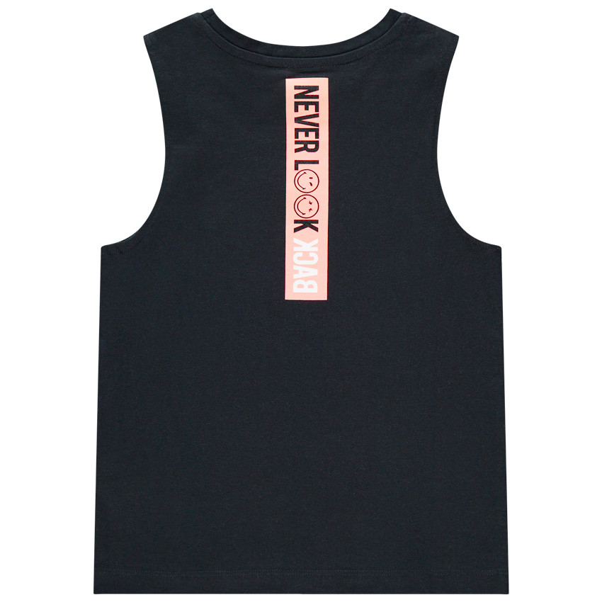 Débardeur uni motif SmileyWorld en sequins magiques 