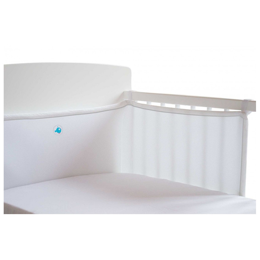 Tour de lit 40x180cm - blanc 