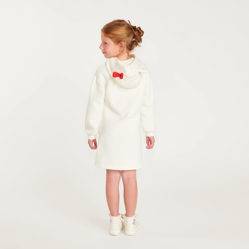 Robe sweat fille à capuche ludique Hello Kitty 