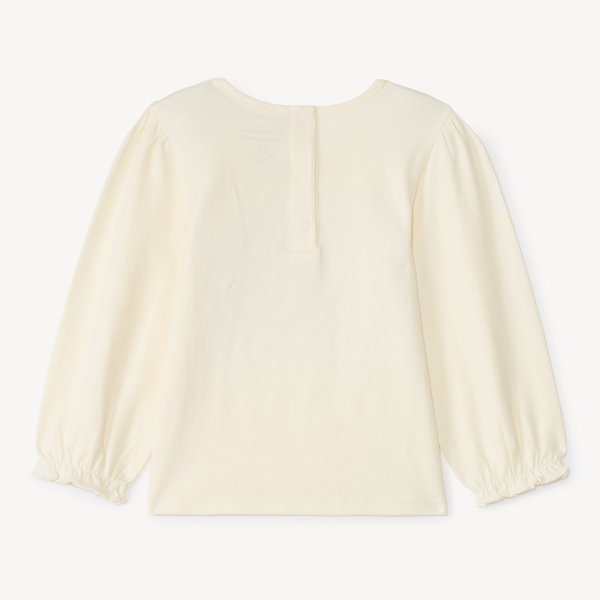 T-shirt manches longues avec motif papillon pour bébé fille 