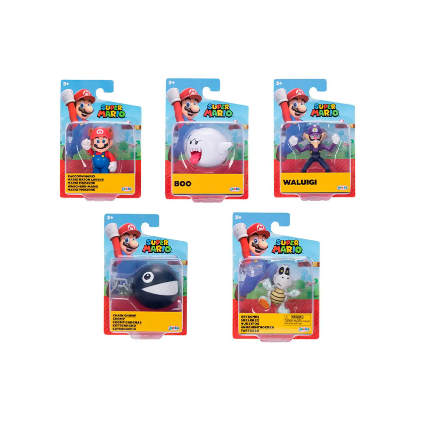 Figurine monde de Mario 6 cm (modèle aléatoire) 