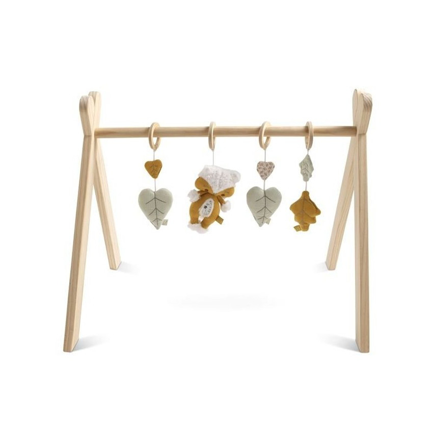 Arche d'éveil en bois avec jouets Promenons-nous