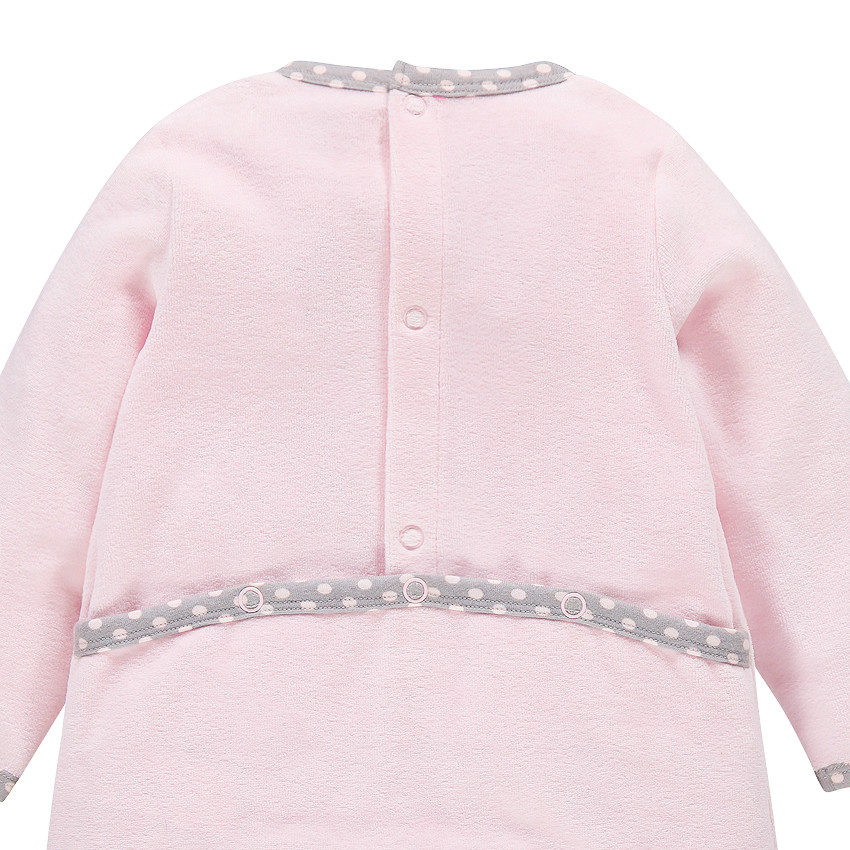 Dors-bien Little birds en velours et ouverture adaptée à l'âge  