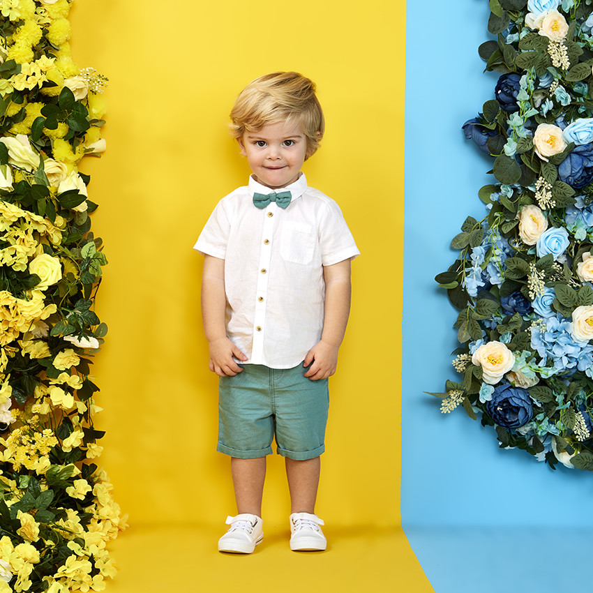 Ensemble 2 pieces avec n ud papillon pour bebe garcon Orchestra