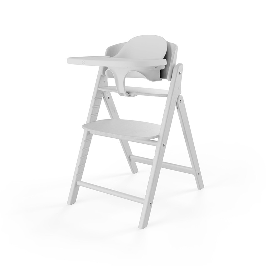 Chaise haute évolutive Click & Fold 4 en 1 all white 