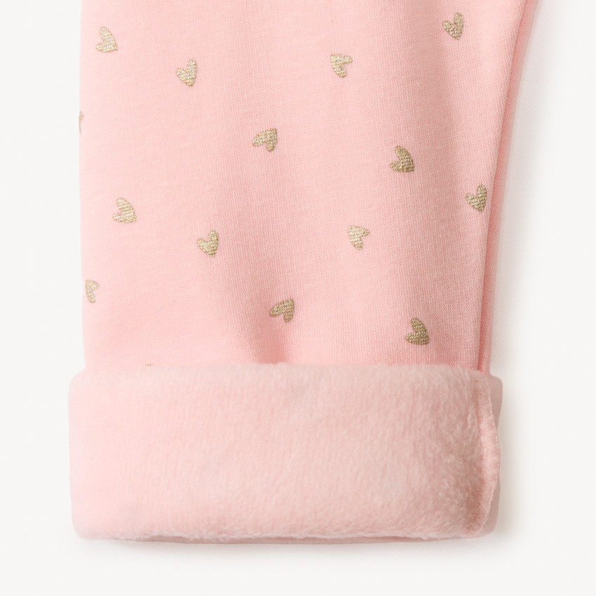 Pantalon de jogging imprimé cœurs pour bébé fille 