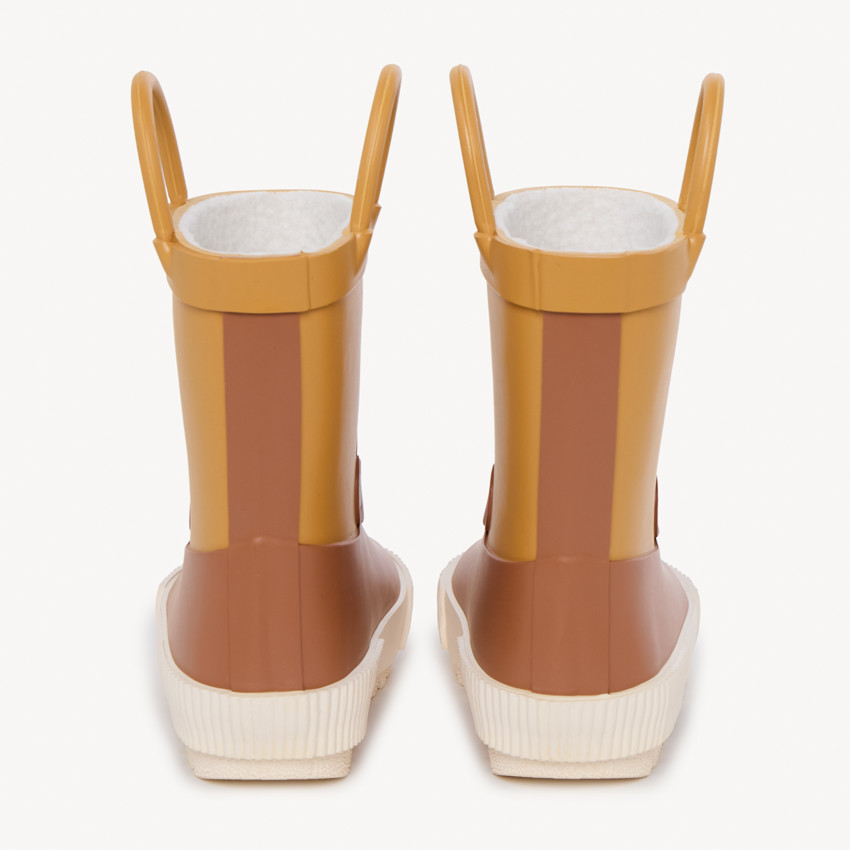 Bottes de pluie ludiques ourson à anses pour garçon 