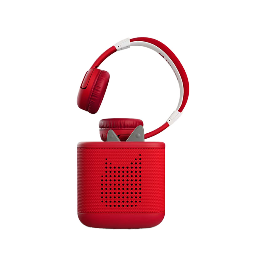 Casque Bluetooth pliable - rouge 