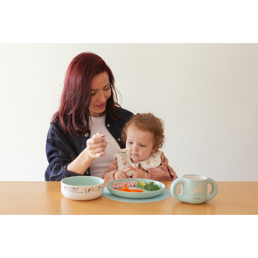 Coffret Repas 6m+ Wonderland Bleu 