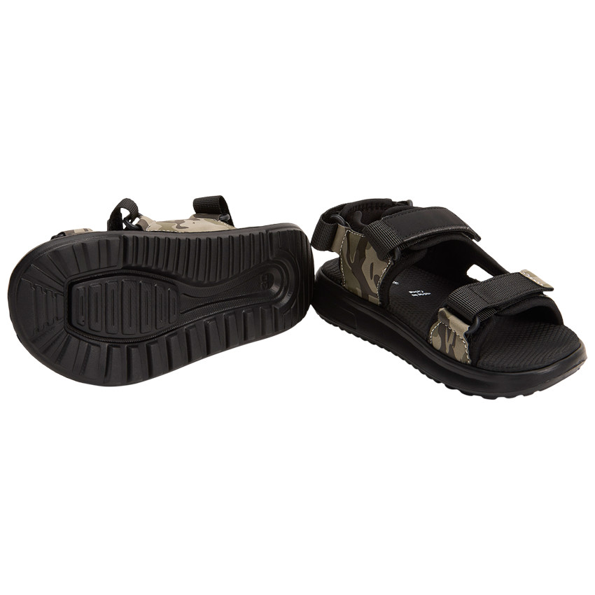 Sandales à double scratch imprimé camouflage pour garçon 