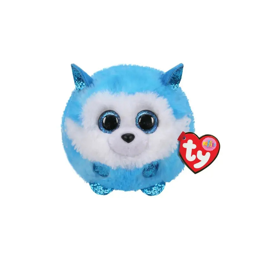 Petite peluche Puffies - Prince le husky Main Petite peluche Puffies - Prince le husky