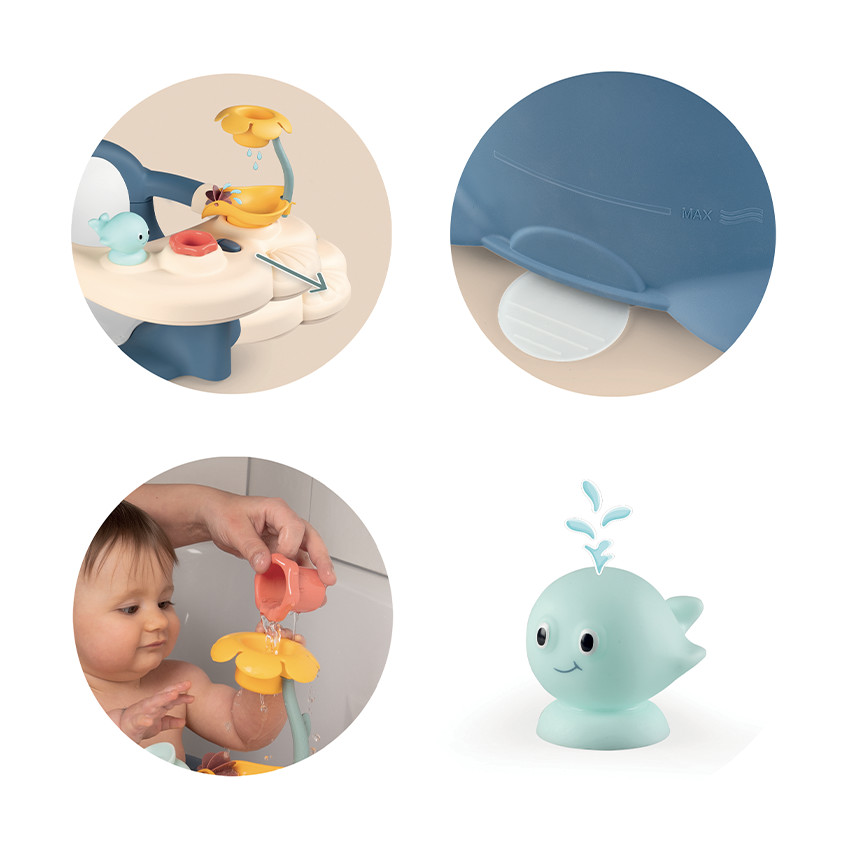 Siège de bain équipé Little Smoby bleu 