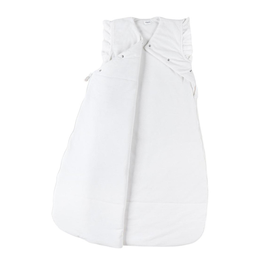 Gigoteuse sans manches en veloudoux Kendi 100 cm - Ecru 