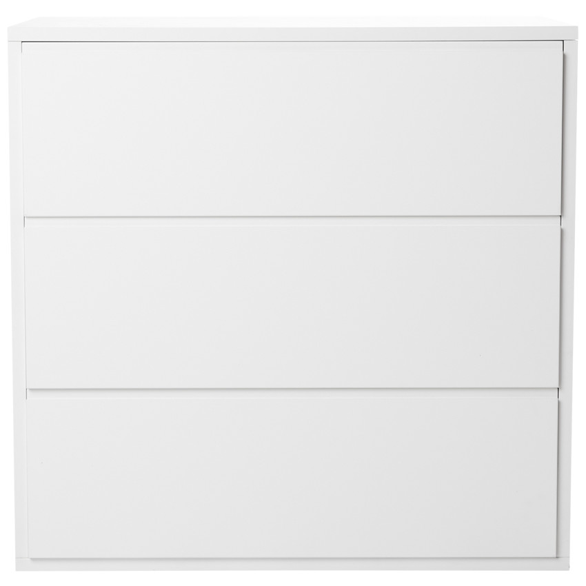 Commode Eden 3 tiroirs - Blanc 