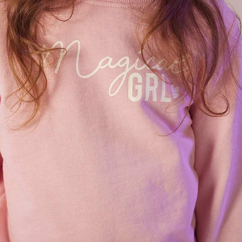 Ensemble jogging 2 pièces uni pour fille 