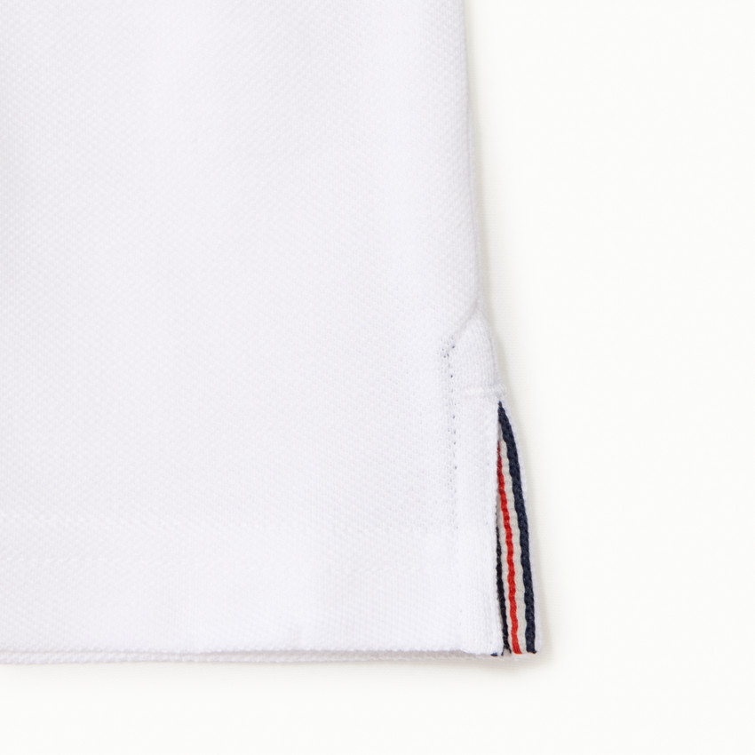 Lot de 2 polos manches courtes unis blancs pour garçon  