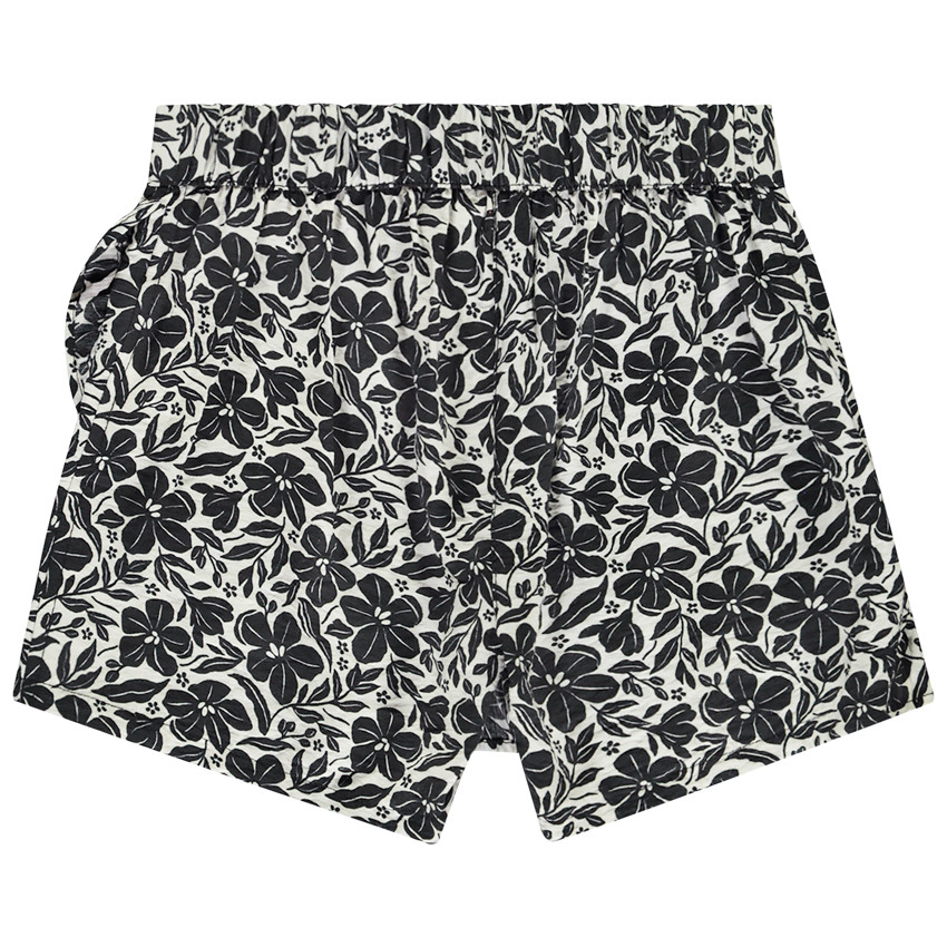 Jupe-short imprimé fleuri pour fille 