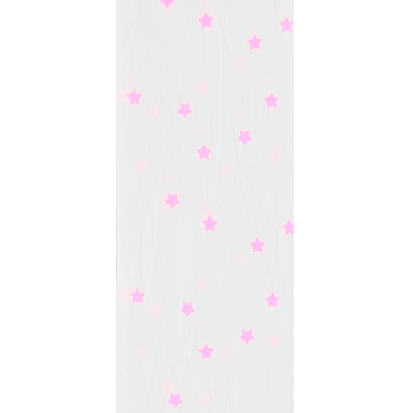 Collant fin à étoiles roses pailletées all-over 