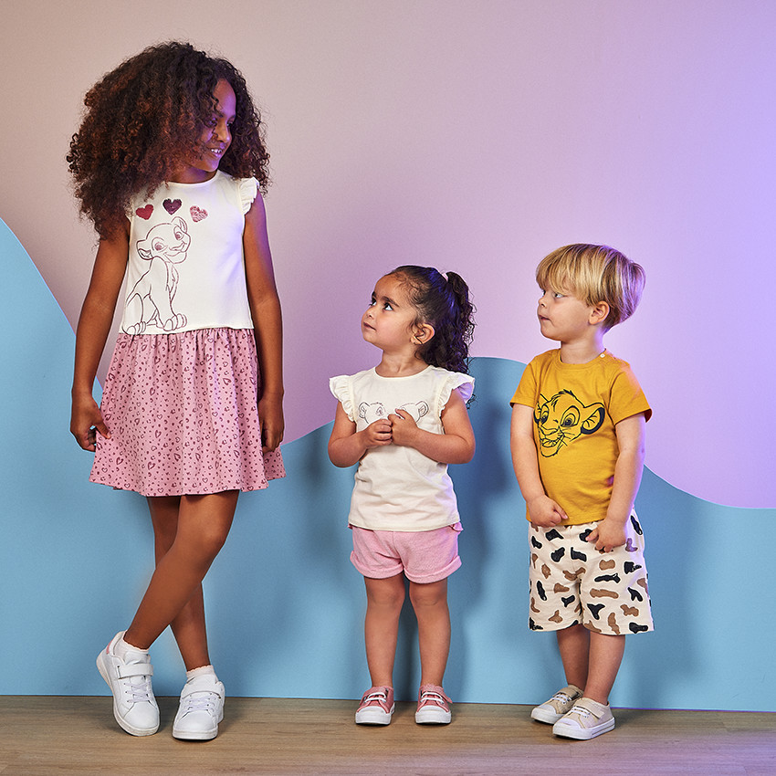 Robe effet 2 en 1 Nala Disney à sequins magiques pour fille 