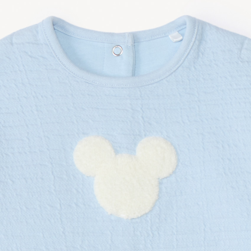 Ensemble jogging en molleton gaufré Mickey Disney pour bébé garçon 