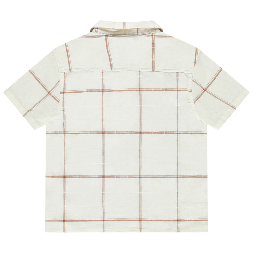 Chemise manches courtes à carreaux pour garçon 