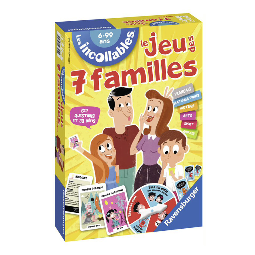 Jeux Stratégie & Réflexion Jeu Incollables 7 Familles Main Jeux Stratégie & Réflexion Jeu Incollables 7 Familles