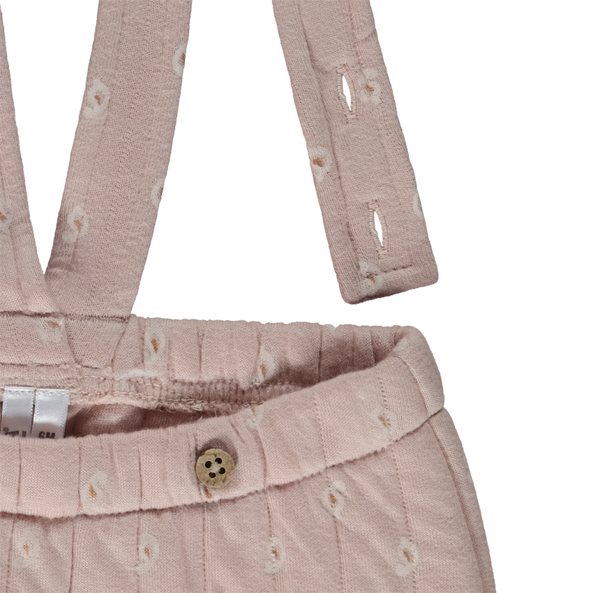 Ensemble 2 pièces avec bloomer à bretelles pour bébé fille 