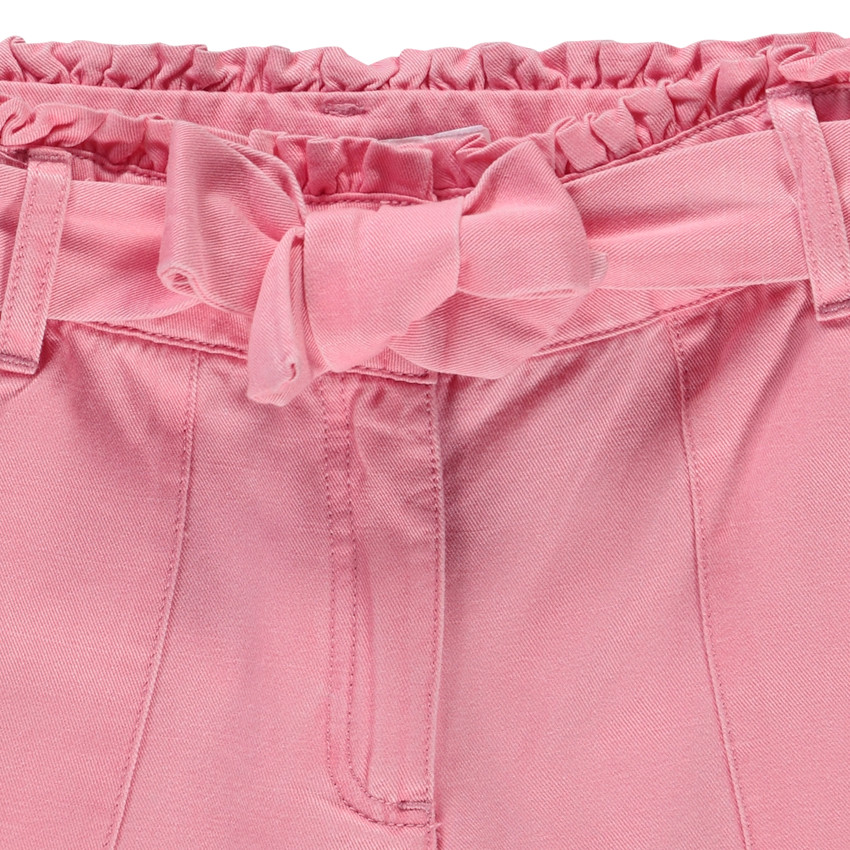 Short paperbag avec ceinture à nouer pour fille 