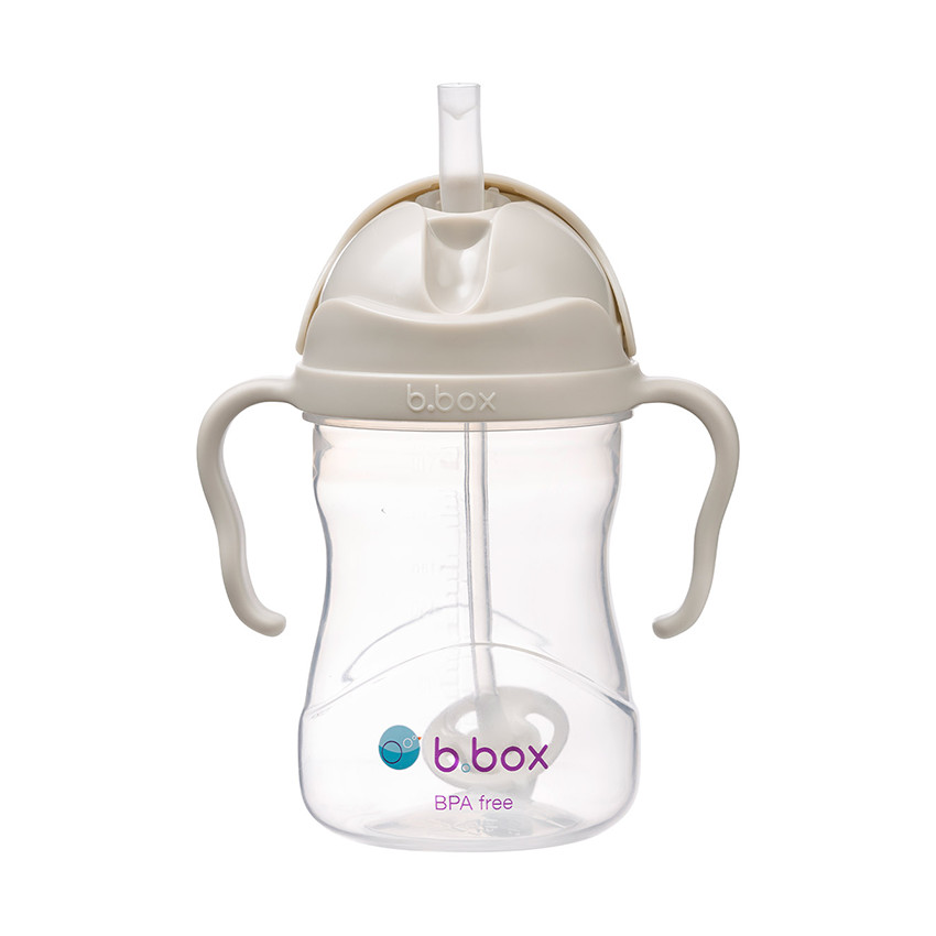 Tasse d'apprentissage avec paille lestée 240ml latte 