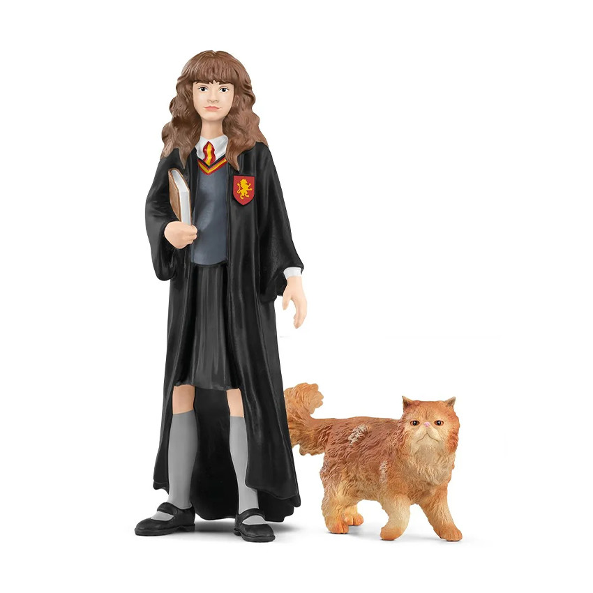 Figurine Wizarding World Hermione Granger et Pattenrond 