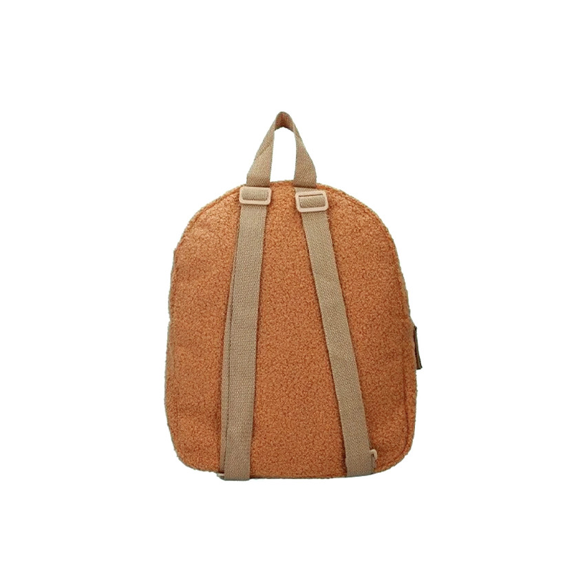 Sac à dos ourson bouclette caramel  