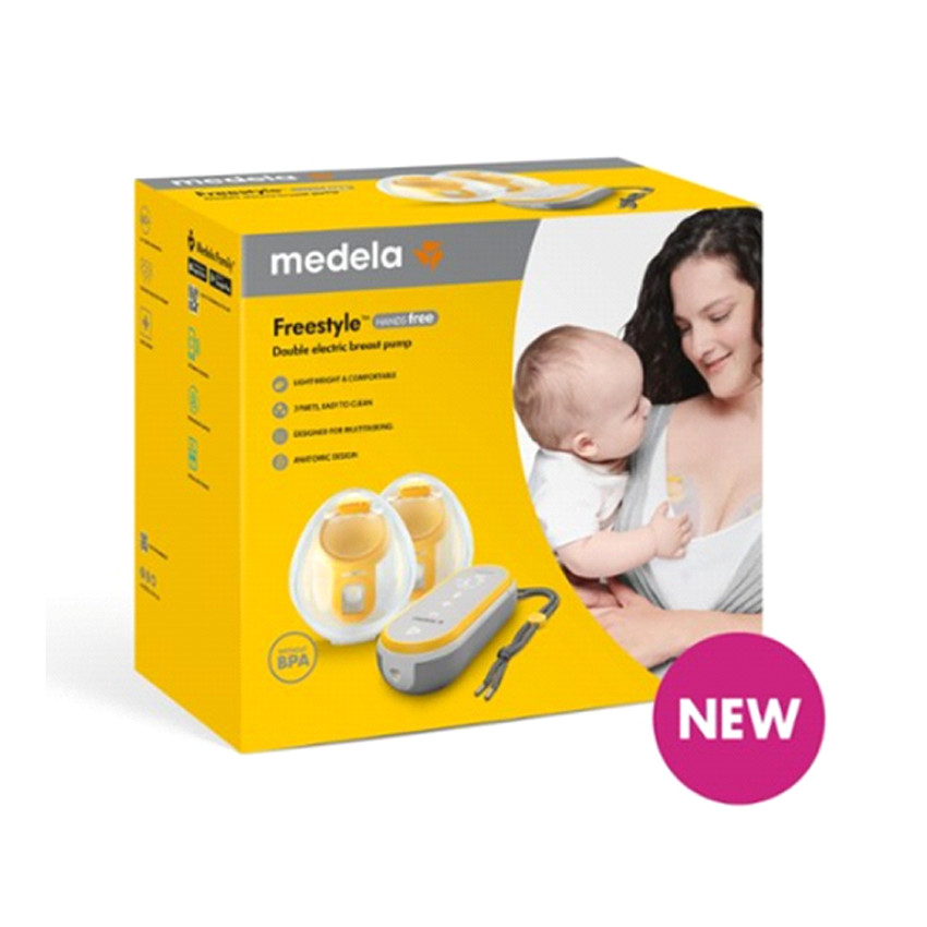 Tire-lait portable Freestyle mains libres double électrique - Jaune (Medela) - Image 7