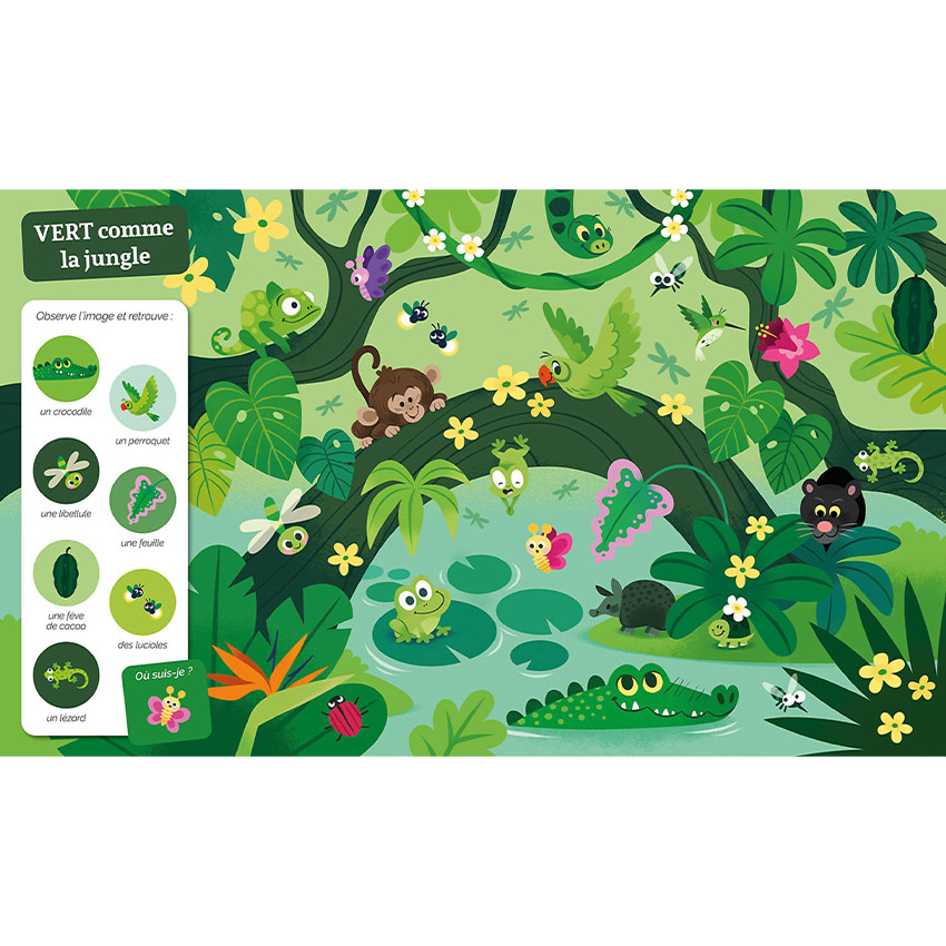 Livre Cherche et Trouve "Les Couleurs" 3ans+ 