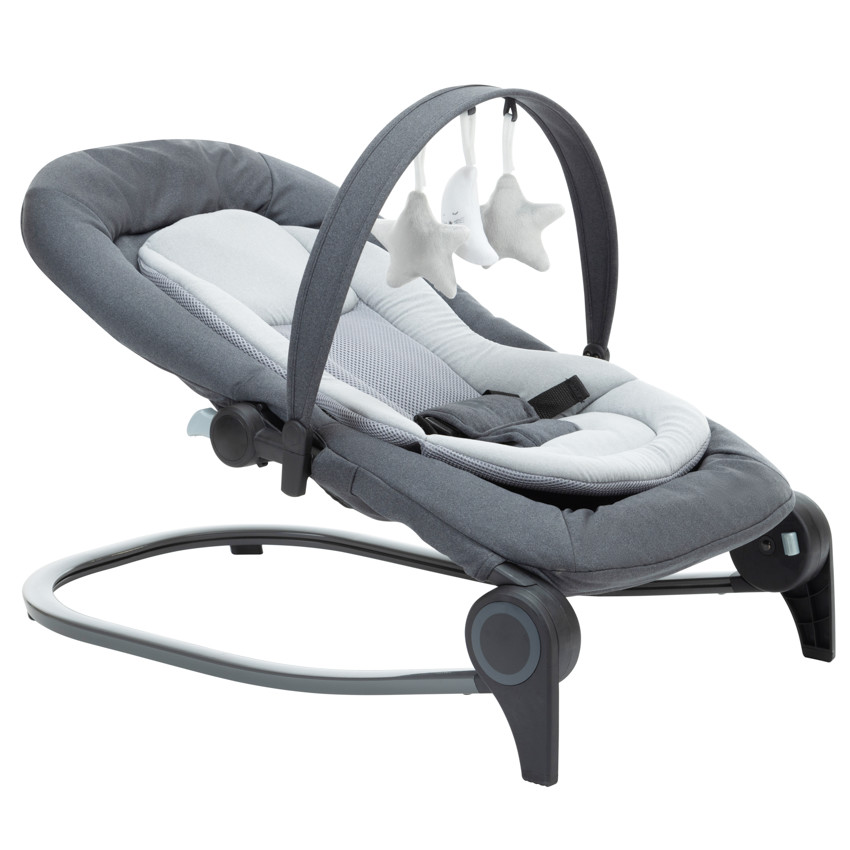 Transat Sluggy avec arche de jeux gris 